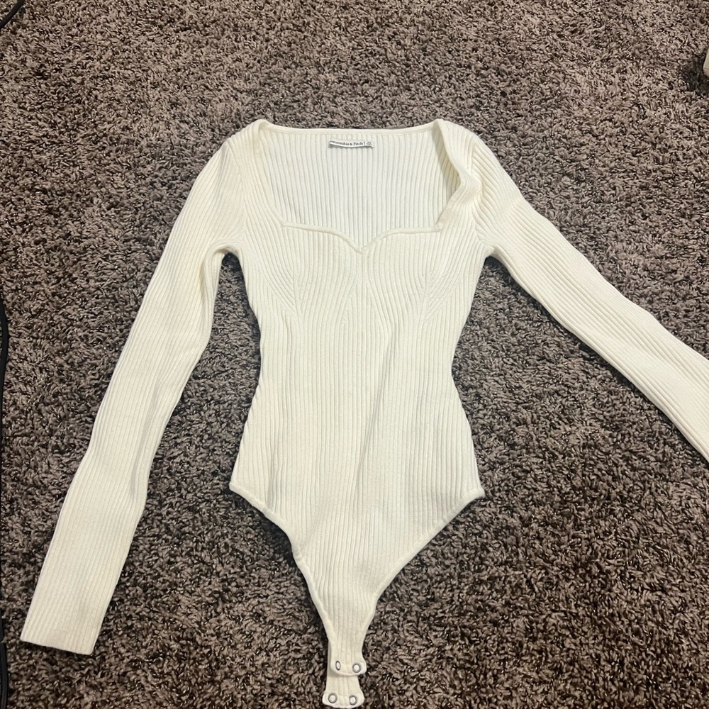 Abercrombie knit bodysuit xs